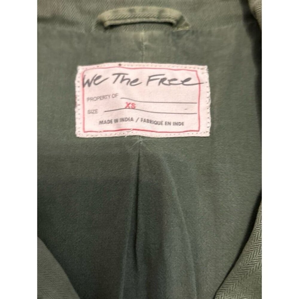 Free People We the Free Adventurer Rock & Stud Denim Button Shirt Jacket - Picture 5 of 5